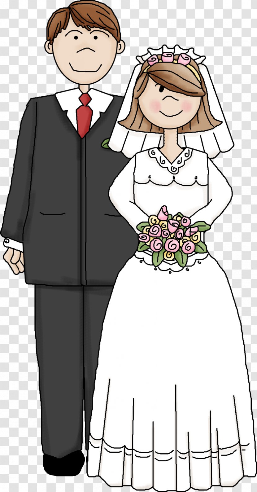 Wedding Invitation Bride Clip Art - Flower - Cartoon Transparent PNG