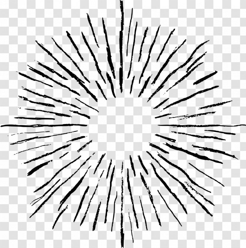 Drawing - Symmetry - Star Burst Transparent PNG