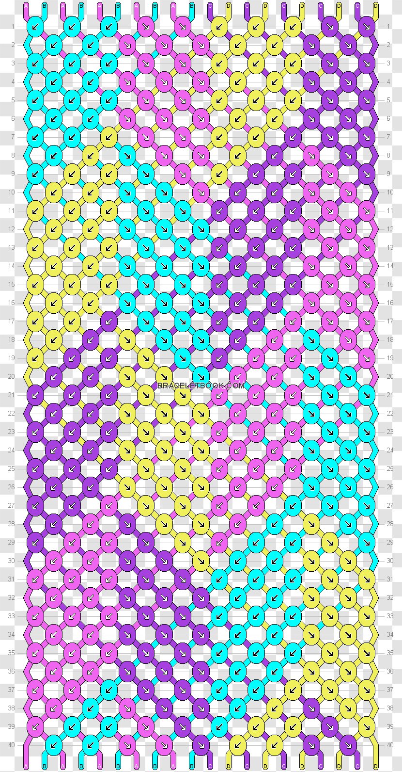 Friendship Bracelet Bead Embroidery Thread - Area - Pattern Transparent PNG