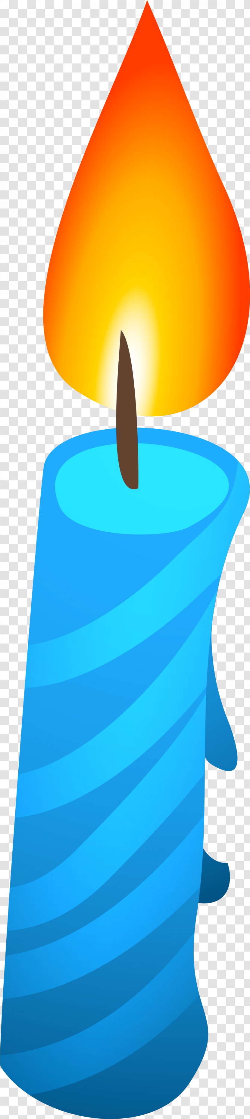 Candlestick Clip Art - Search Engine - Blue Simple Candle Transparent PNG