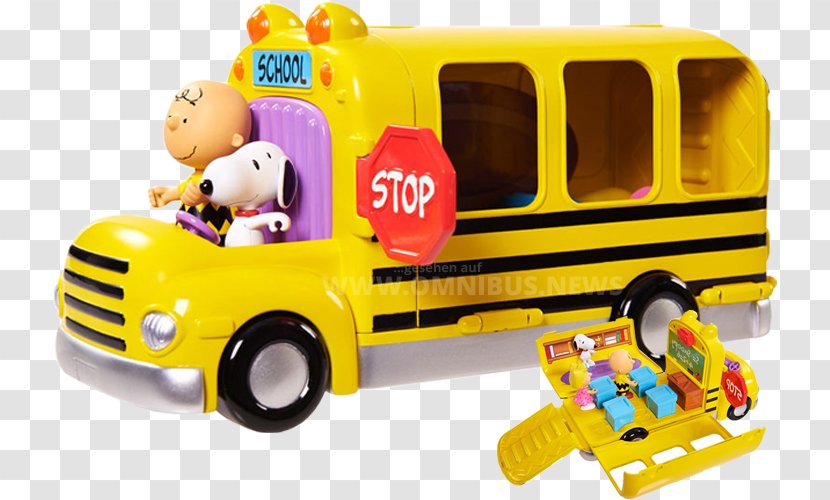 Charlie Brown Snoopy Bus Peanuts Peppermint Patty - Play Vehicle Transparent PNG