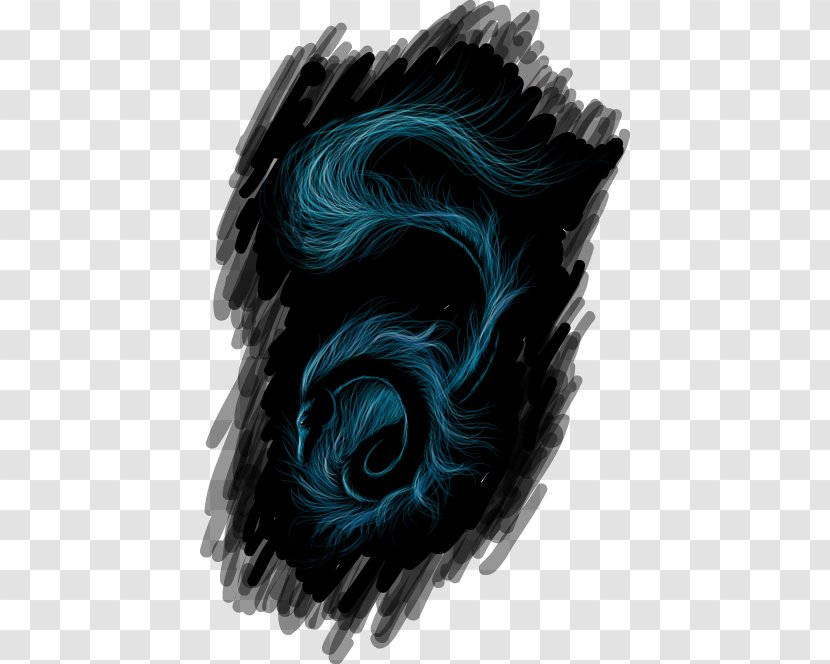 Teal Feather - Turquoise - Sea Serpent Transparent PNG