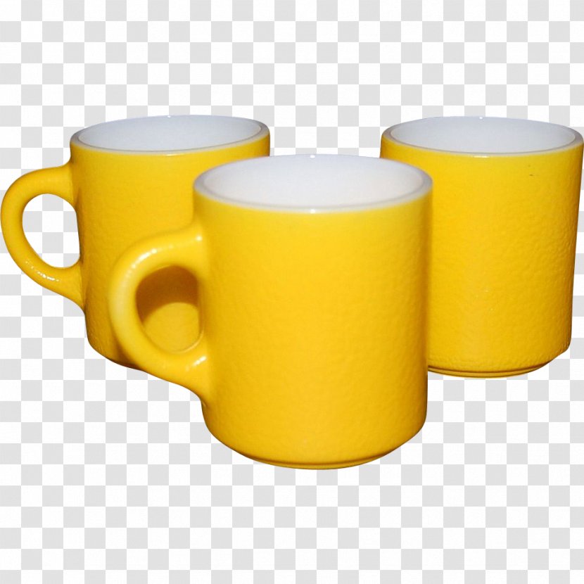 Coffee Cup Mug Ceramic Fire-King - Lemon Tea Transparent PNG