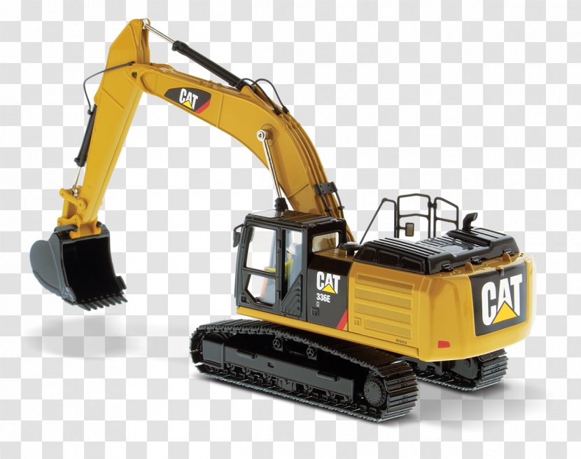 Caterpillar Inc. Excavator Die-cast Toy Hydraulics Heavy Machinery - Machine Transparent PNG