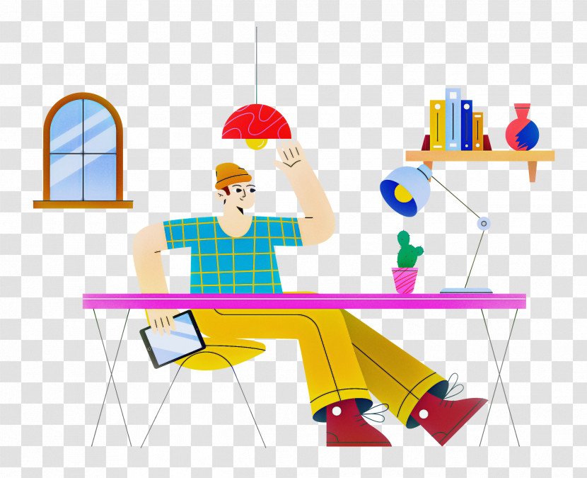 Work Home Working From Home Transparent PNG