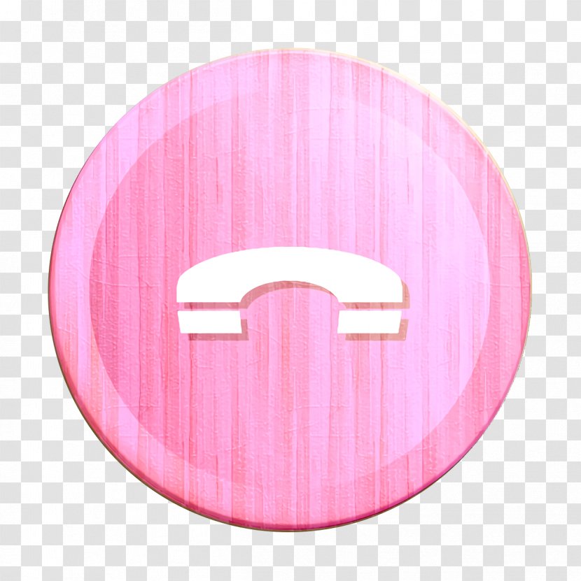 Call Icon Device Electronic - Plate - Pink Transparent PNG
