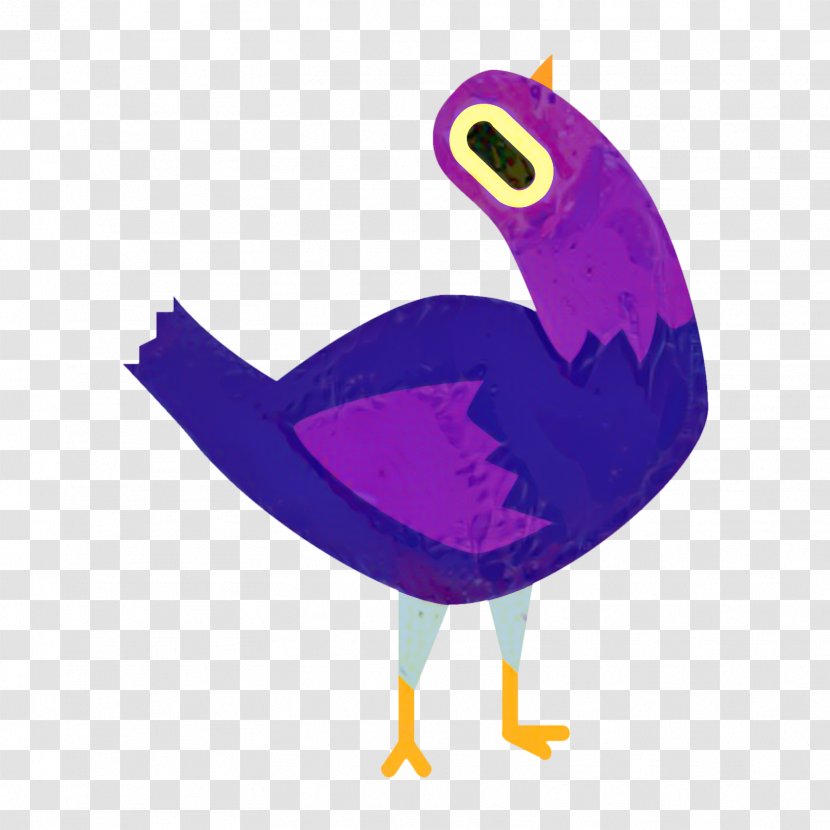 Evolution Of Birds - Chicken - Cartoon Violet Transparent PNG