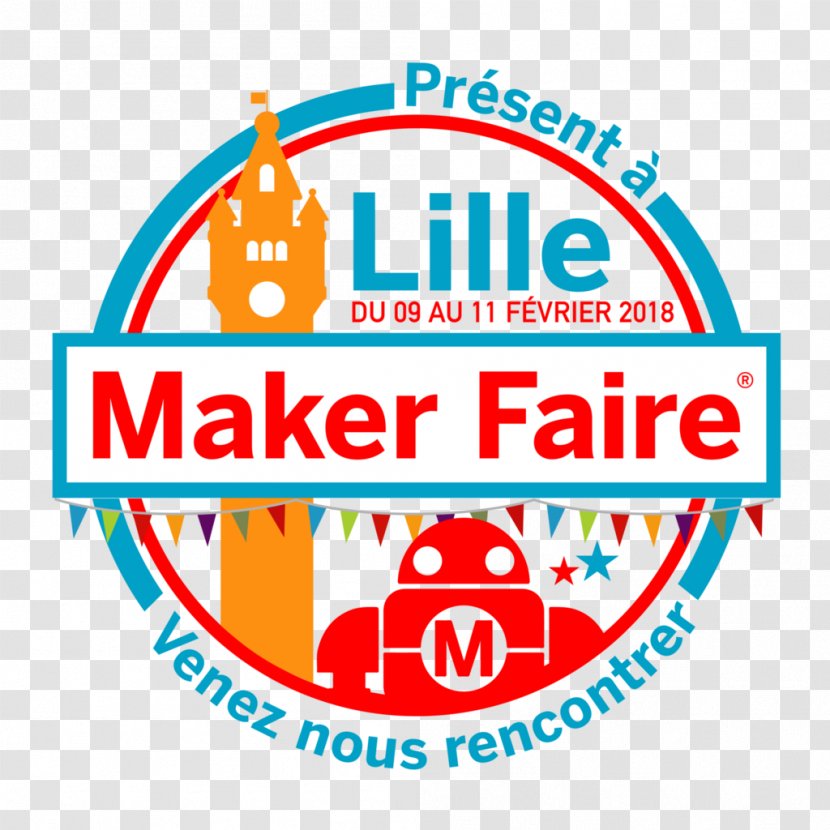 Maker Faire Logo Lille Font Culture - 2018 - Maurice Transparent PNG