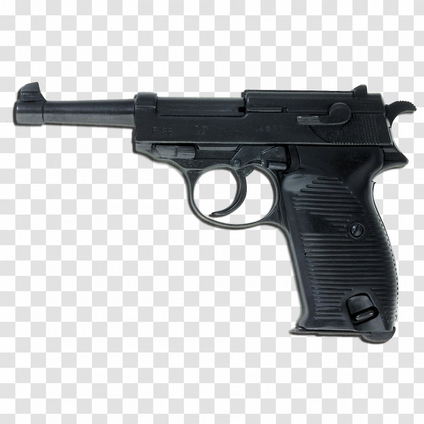 Walther P38 Carl GmbH Pistol Firearm Handguns - Weapon Transparent PNG