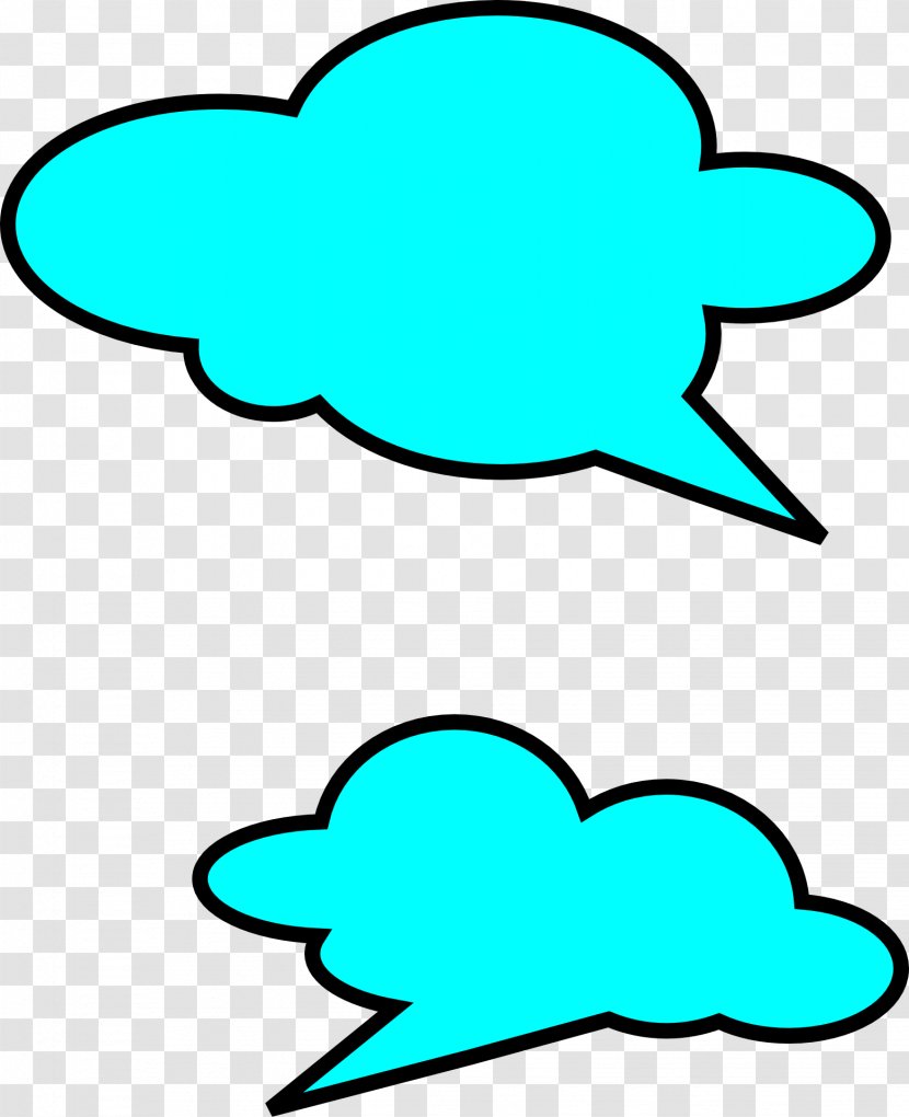 Bubble Cloud Speech Balloon Callout Clip Art - Drawing - Talk Transparent PNG