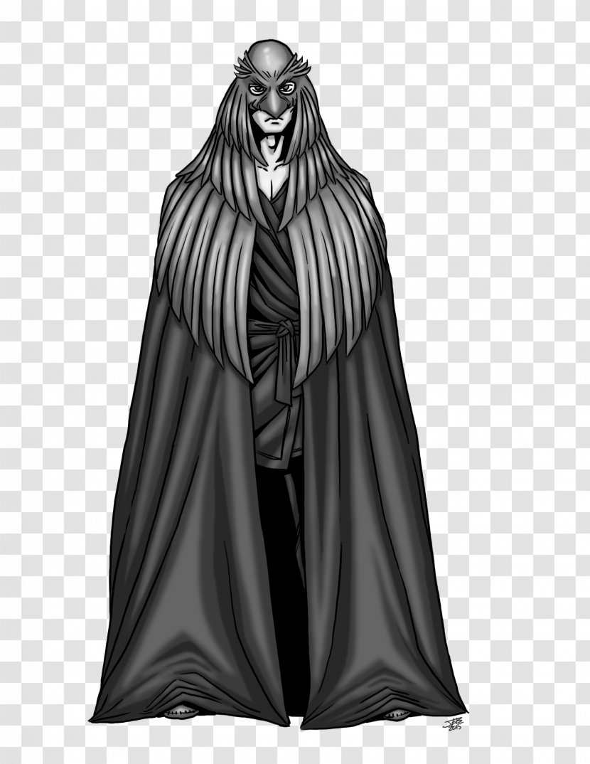 Robe Cloak Costume Design Character Fiction Transparent PNG