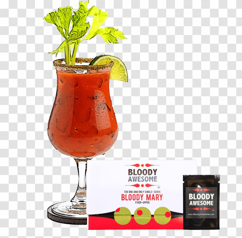 Cocktail Garnish Bloody Mary Sea Breeze Mai Tai - Watercolor Transparent PNG