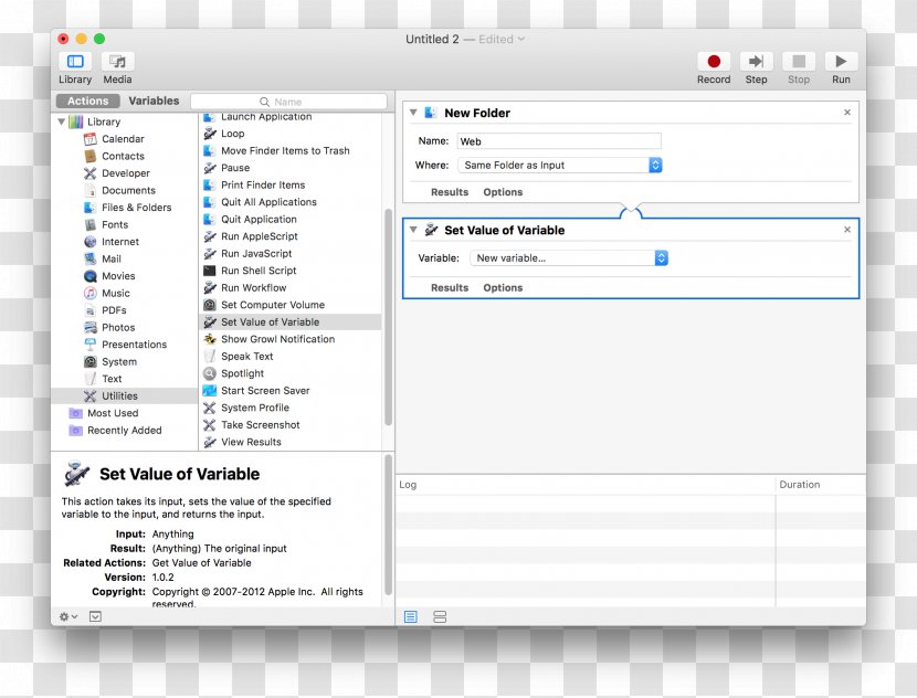 MacOS OmniFocus Automator Workflow - Adobe Lightroom - Batch Transparent PNG