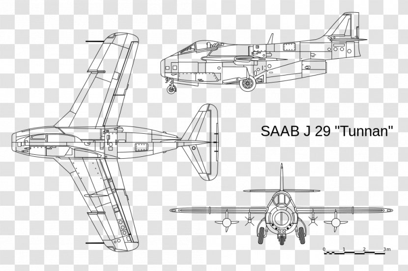 Saab 29 Tunnan SAAB 21 Propeller 37 Viggen Swedish Air Force Museum - Aircraft - Sonett Iii Transparent PNG