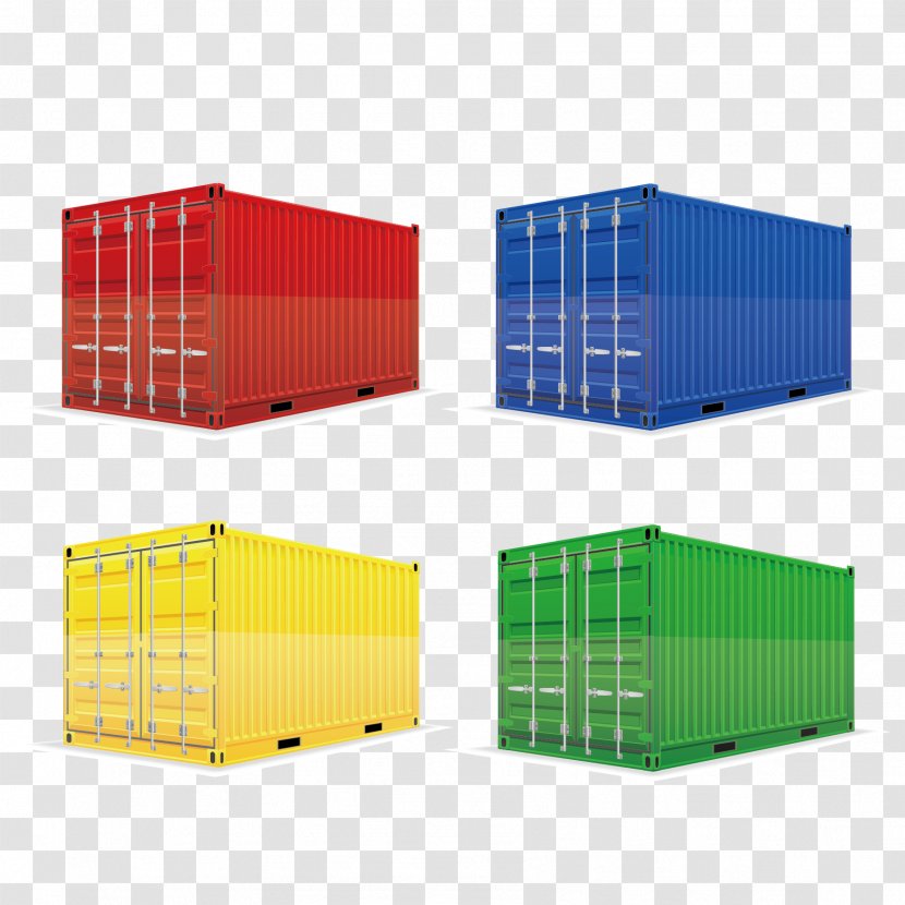 Intermodal Container Shipping Cargo Freight Transport - Stock Photography - Vector Transparent PNG