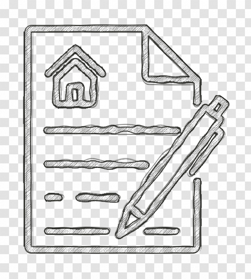 Contract Icon Real Estate Icon Transparent PNG