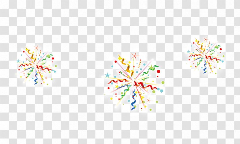 Graphic Design Pattern - Hat - Colorful Fresh Fireworks Effect Elements Transparent PNG