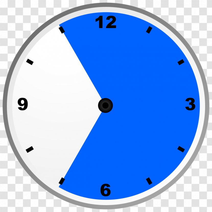 Clock Face Digital Alarm Clocks - Blue - Arabic Numbers Transparent PNG