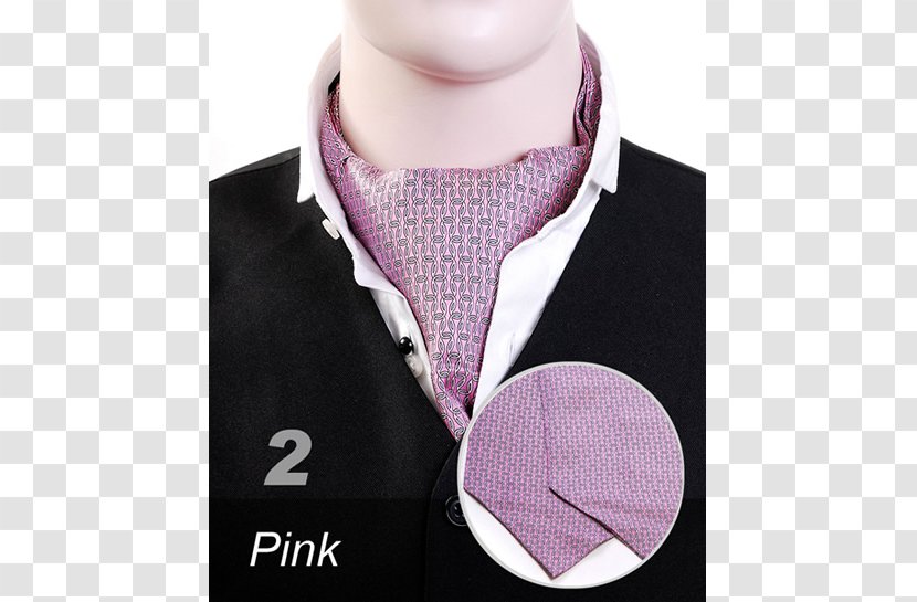Necktie Ascot Tie Cone - Magenta Transparent PNG