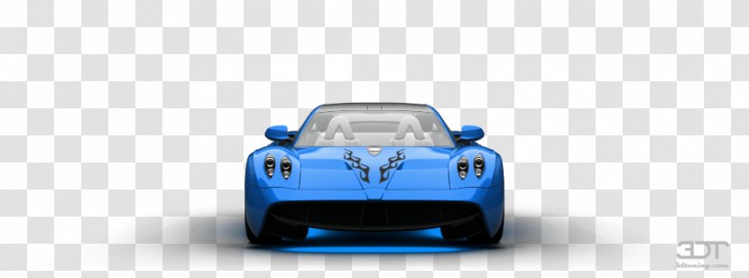 Model Car Automotive Design Motor Vehicle Compact - Electric Blue - Pagani Huayra Transparent PNG