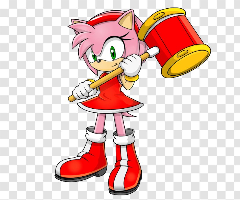 Amy Rose Tails Piko-Piko Hammer Sonic Unleashed - Christmas Transparent PNG