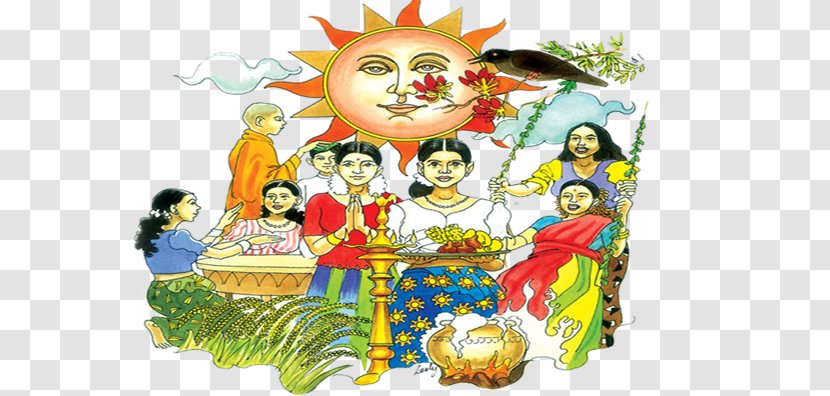 Sri Lanka Sinhalese New Year Puthandu People - Child Art - Lankan Cuisine Transparent PNG