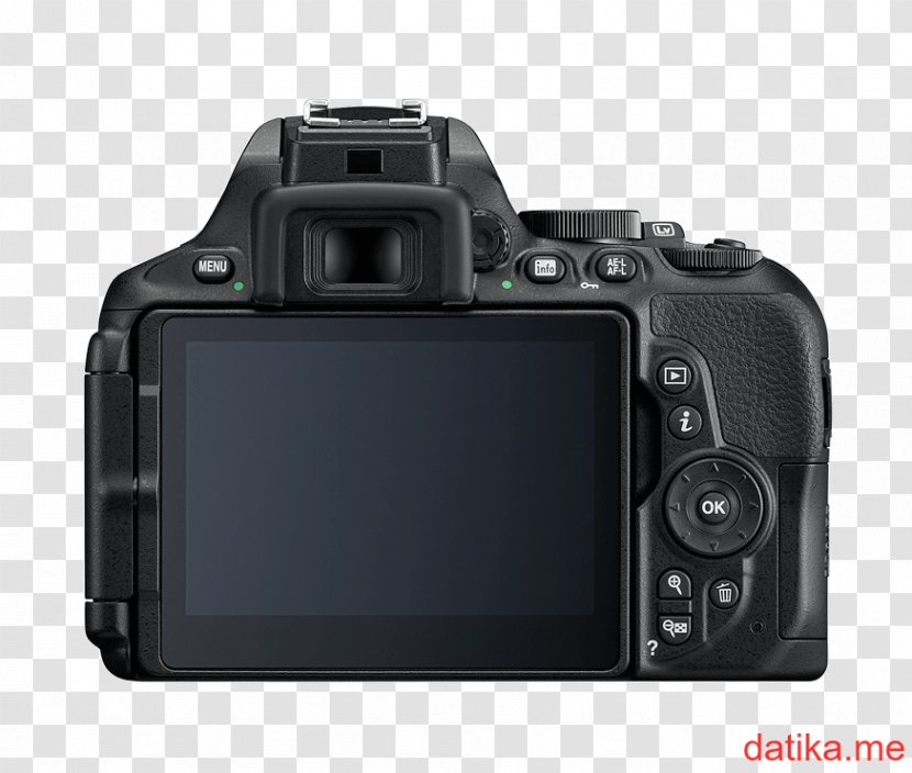 Nikon D5600 Digital SLR Single-lens Reflex Camera AF-P DX Nikkor Zoom 18-55mm F/3.5-5.6G VR - Dx Format Transparent PNG