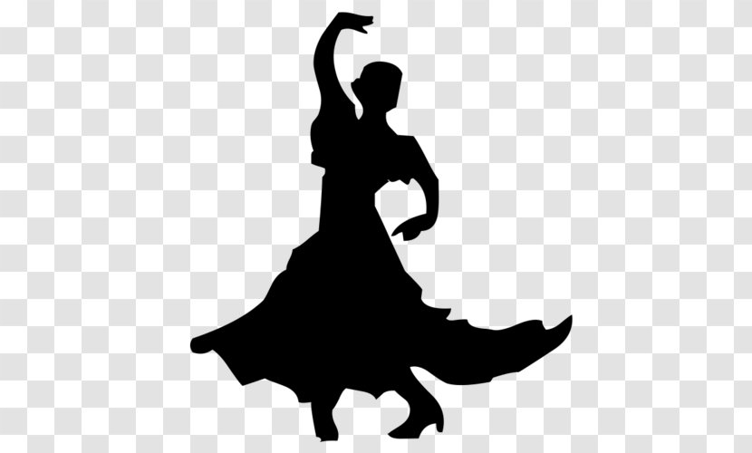 Flamenco Dance Silhouette Drawing - Dancer Transparent PNG