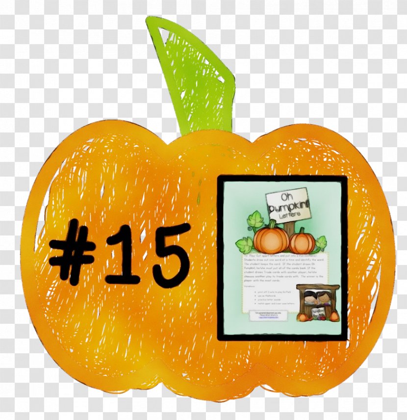 Cartoon Halloween Pumpkin - Bitter Orange Vegan Nutrition Transparent PNG