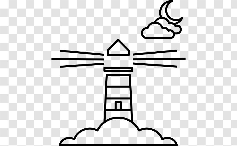 Split Point Lighthouse Clip Art - Area - Night Building Transparent PNG