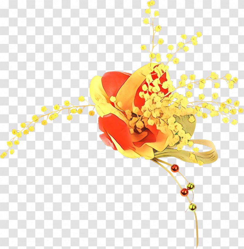 Yellow Flower Fashion Accessory Plant Headgear - Anthurium Jewellery Transparent PNG
