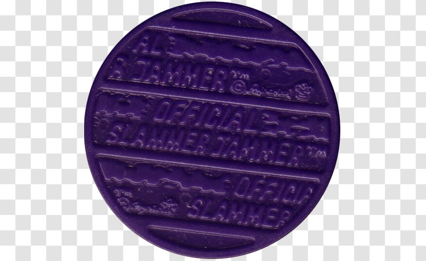 Slammer Whammers Color Purple Coin Medal - Plastic Transparent PNG