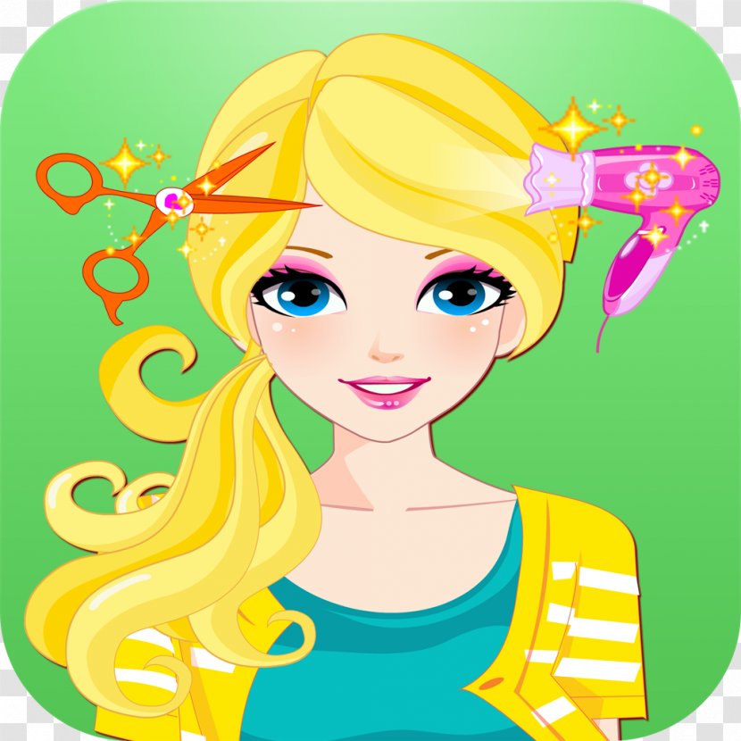 Emma's Hair Salon Kids Games Style Challenge Cosmetologist Beauty Parlour Super Hairdresser - Flower - Android Transparent PNG