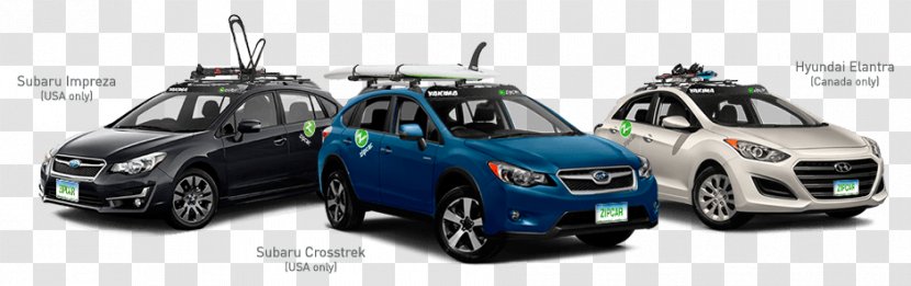 2013 Subaru Impreza Compact Car Mid-size - Bicycle Carrier - Racks Transparent PNG