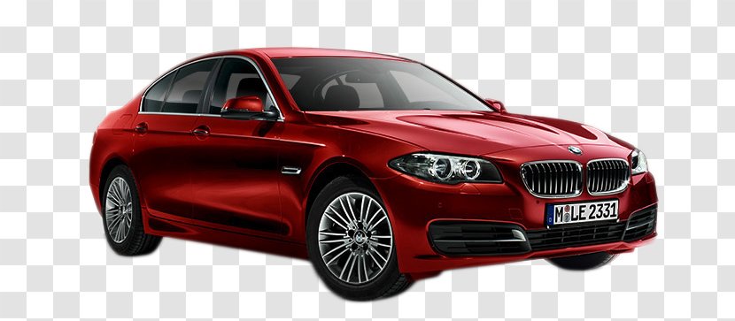 BMW 5 Series Mid-size Car Sedan - Family - Five Red Transparent PNG