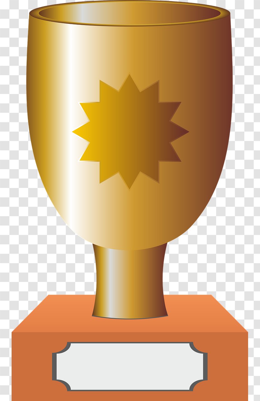 Cartoon Bronze Trophy Clip Art - Cup Transparent PNG