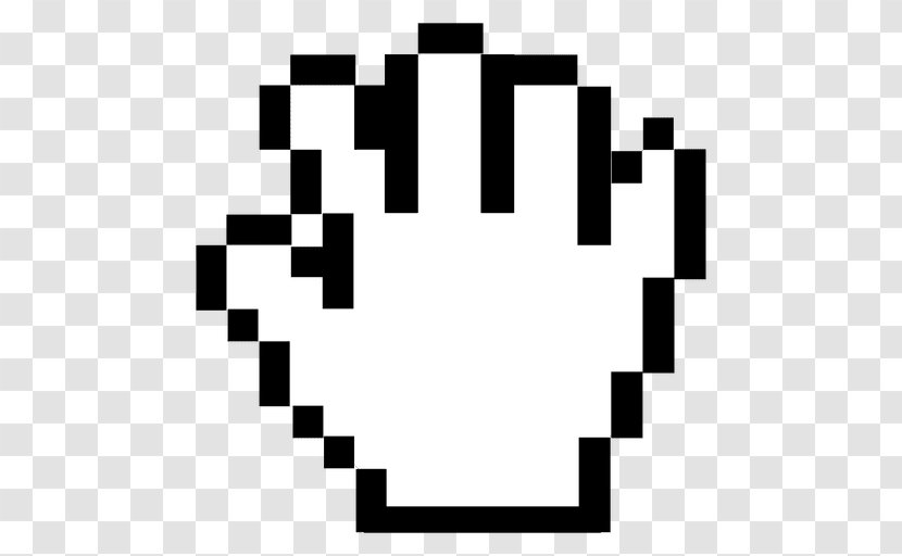 Computer Mouse Pointer Cursor - Monochrome Transparent PNG