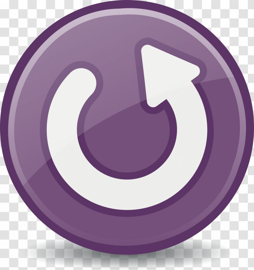 Reboot Symbol Clip Art - Violet - Restart Transparent PNG