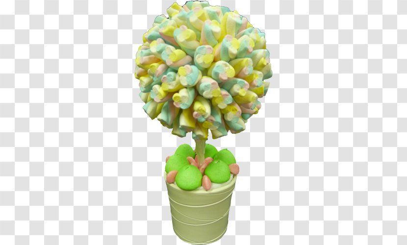 Marshmallow Lollipop Cupcake Candy Tree - Blue Transparent PNG