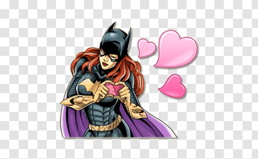 Batman Superhero Sticker Telegram Catwoman Transparent PNG