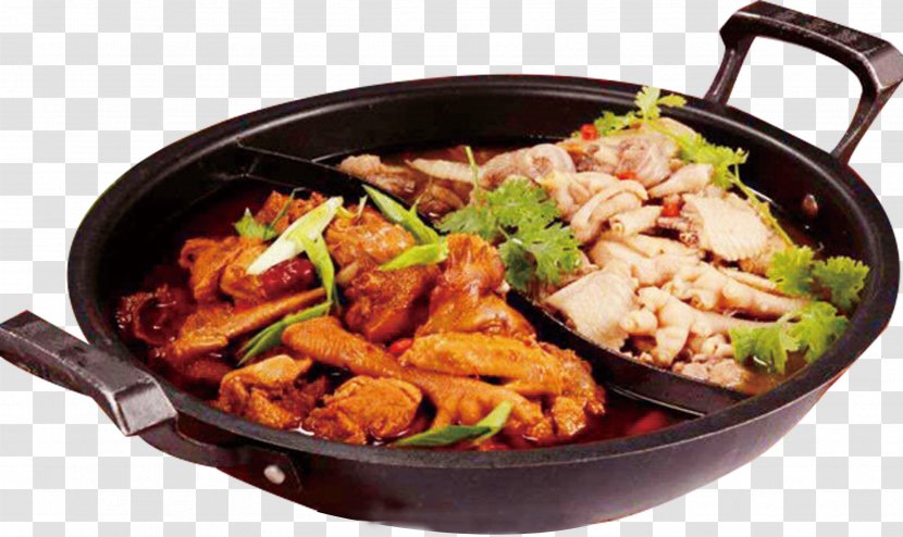 Hot Pot Asian Cuisine Food Crock - Fried - Duck Transparent PNG