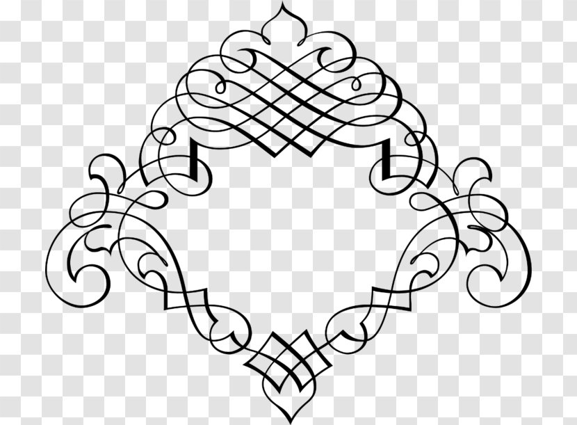 Borders And Frames Ornament Clip Art - Silhouette - Design Transparent PNG