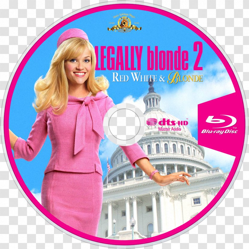 Elle Woods Hollywood YouTube Film Blond - Legally Blonde 2 Red White Transparent PNG