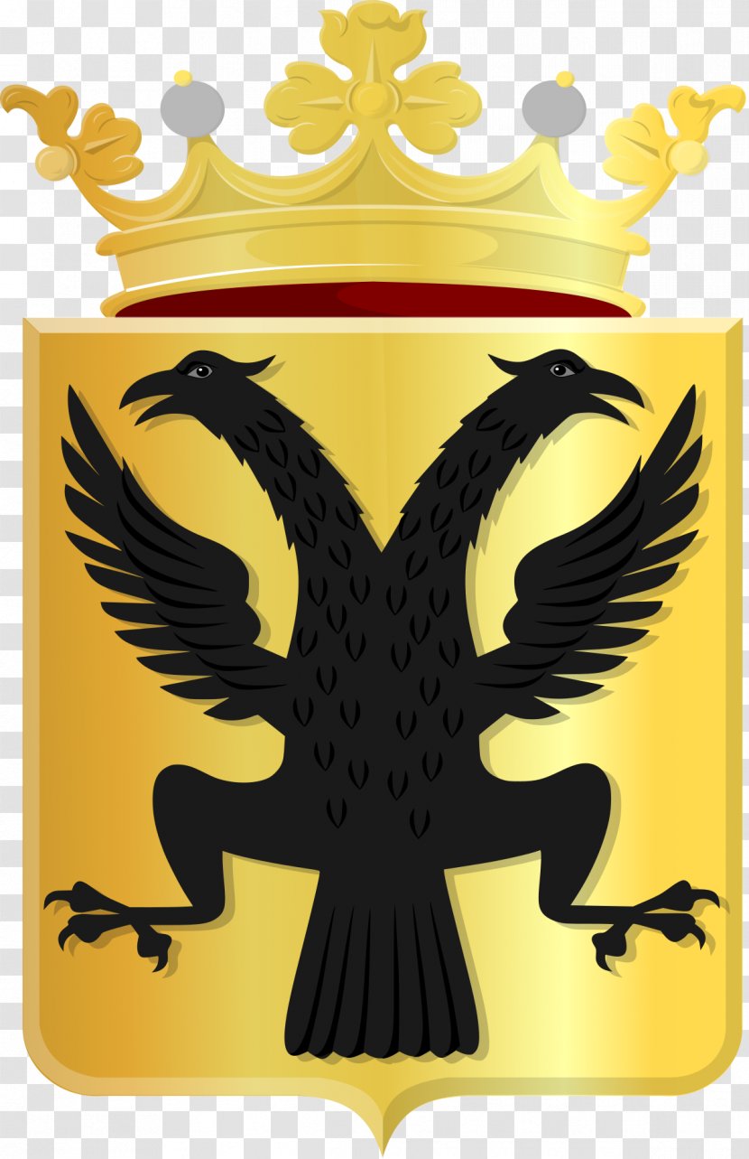 Wapen Van Zevenhoven Nieuwkoop Alphen Aan Den Rijn Coat Of Arms - Wing - Doubleheaded Eagle Transparent PNG