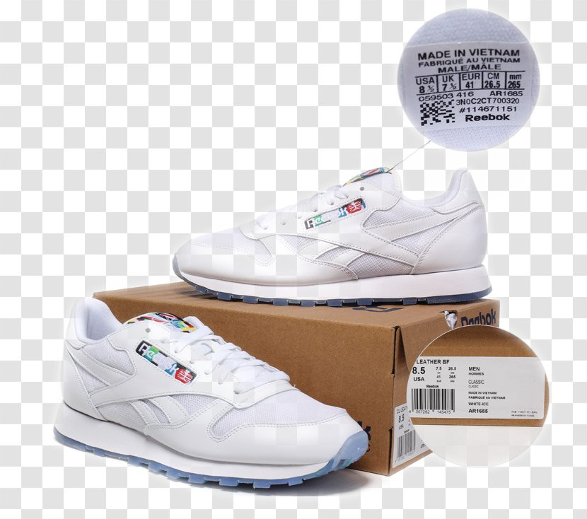 Reebok Shoe Sneakers - White - Shoes Transparent PNG