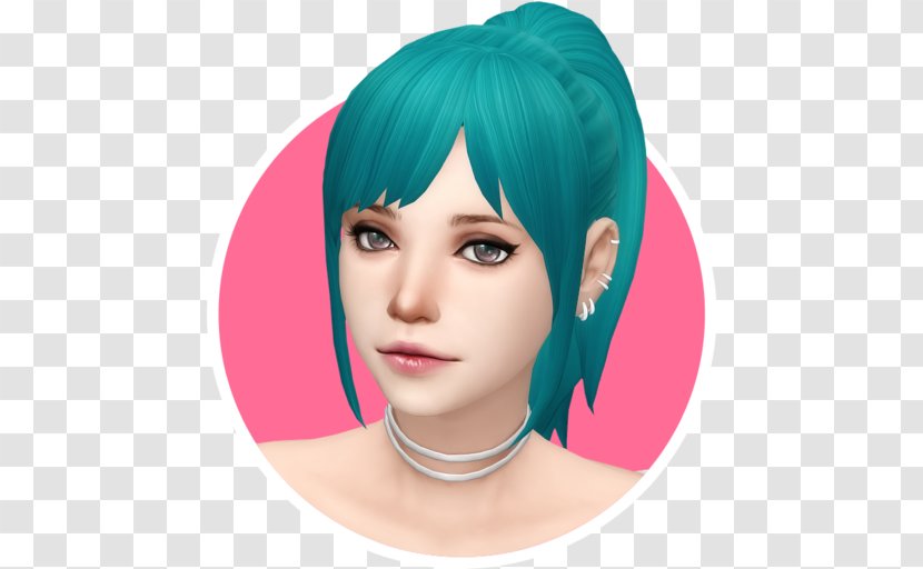 The Sims 4 Hair Coloring Resource - Chin Transparent PNG