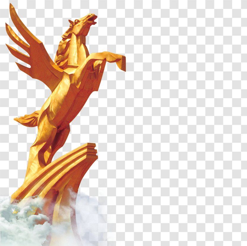Wuhan Sculpture The Arts - Pegasus Transparent PNG
