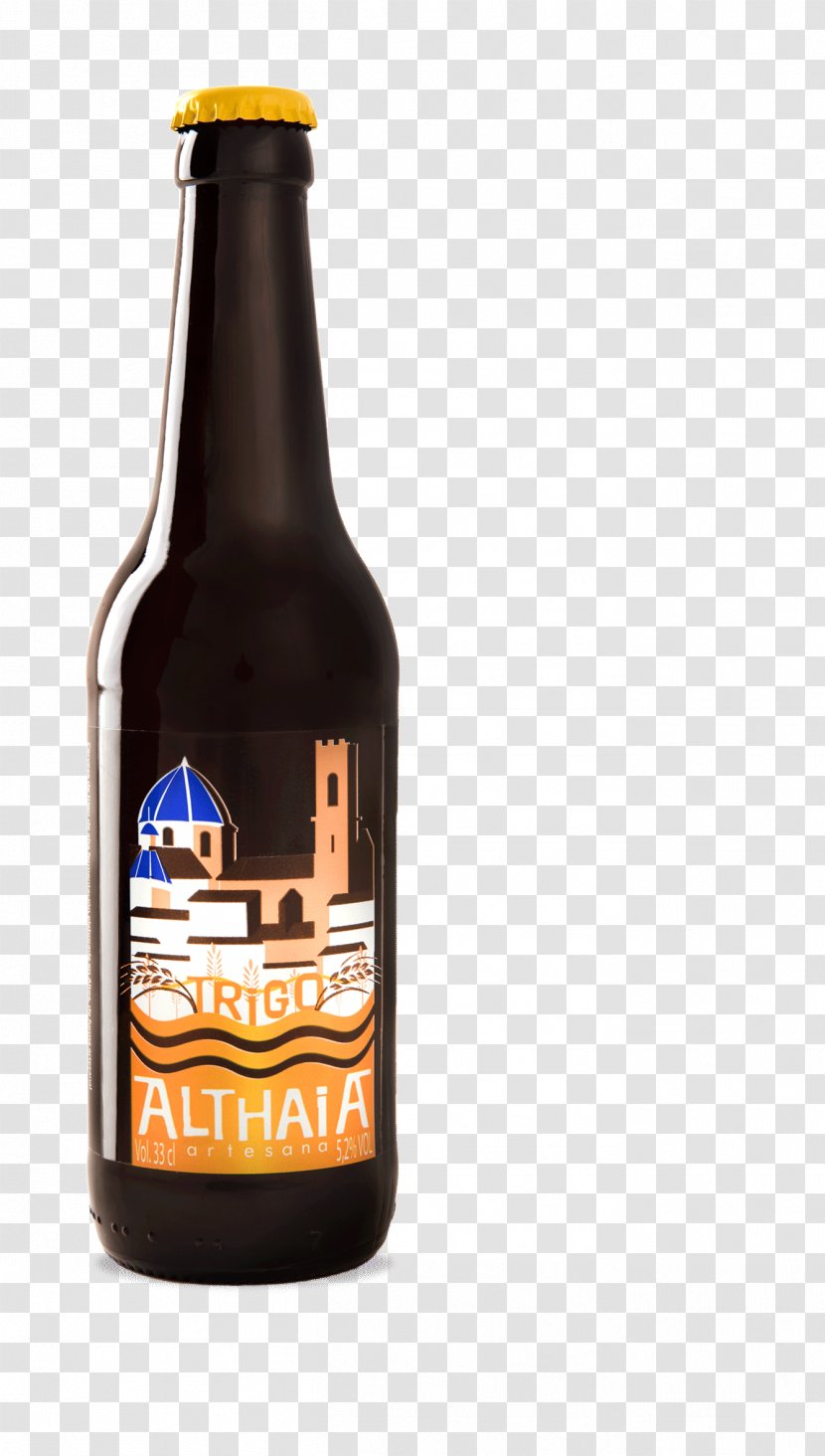 India Pale Ale Beer Cervezas Althaia Artesana - Bottle Transparent PNG