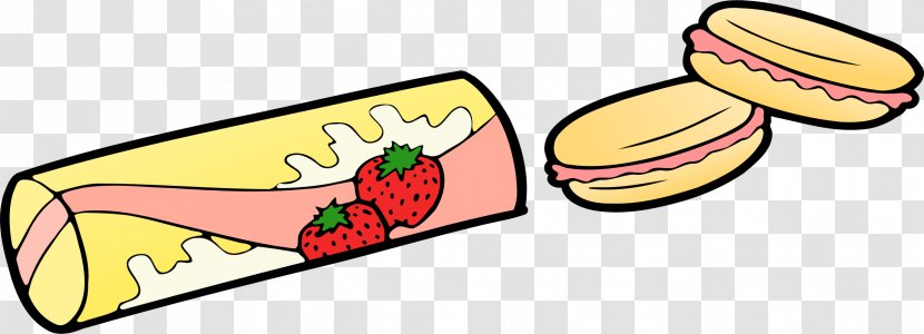 Junk Food Macaroon Biscuits - Strawberry Transparent PNG