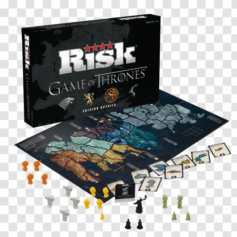 Winning Moves Risk: Game Of Thrones Monopoly Board - Toy - Letras De Juego Tronos Transparent PNG